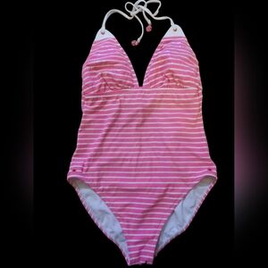 SPERRY Top Sider One Piece One Piece Sequin Swimsuit.  Womens. Size Medium